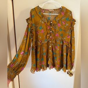 Easel Boutique Boho Top